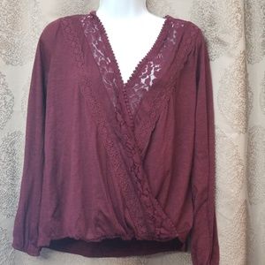 Taylor & Sage Surplice Top